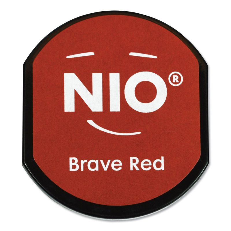 Ink Pad for NIO Stamp with Voucher, Brave Red 071513