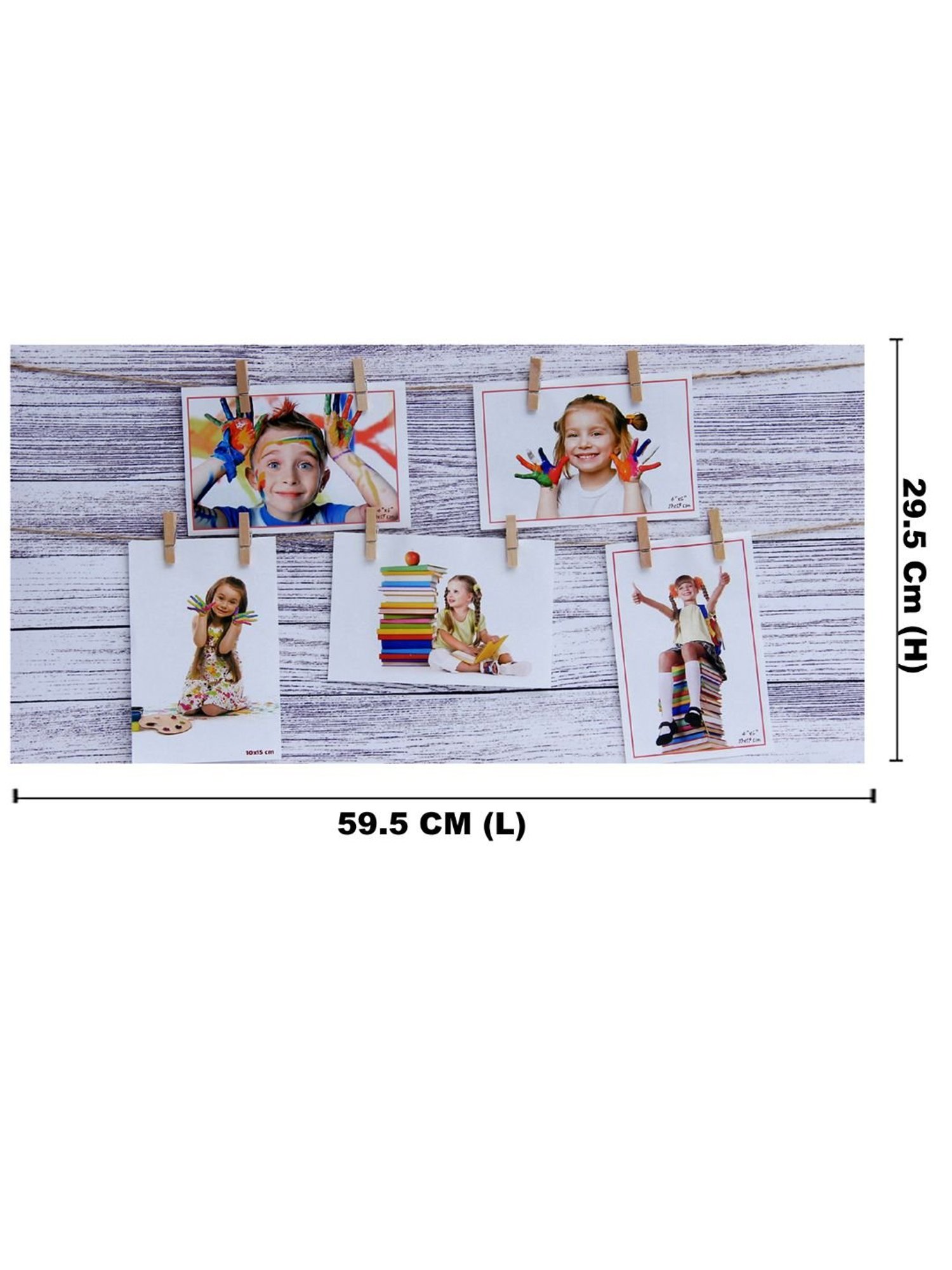 Tayhaa White Wood Collage Photoframe