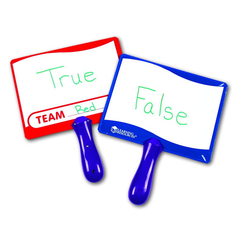 Write-On/Wipe-Off Answer Boards 8"x6" Multi