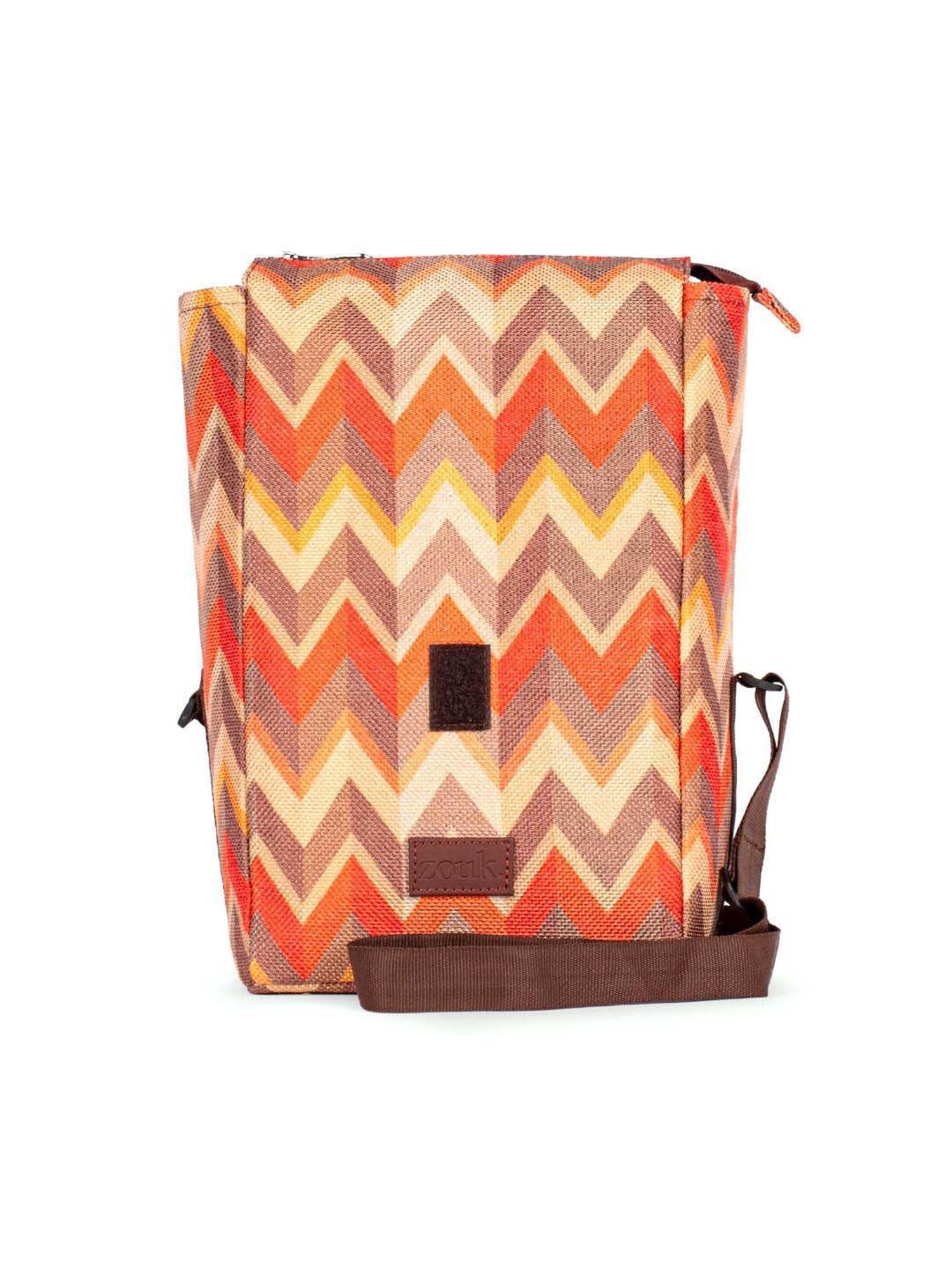 ZOUK Orange Woven Handbag