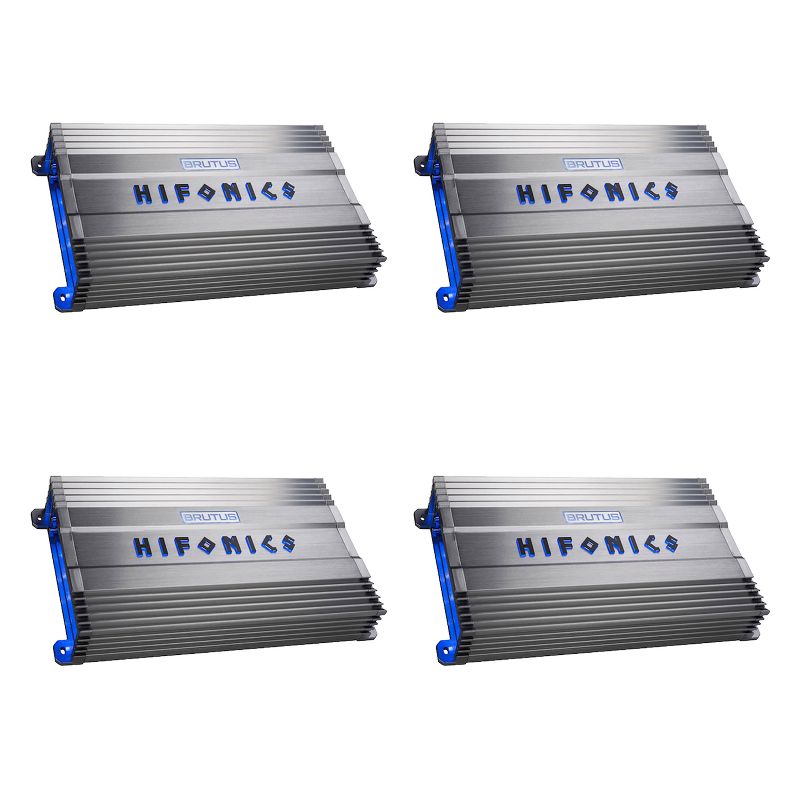 Hifonics 4 x BG-2200.1D Brutus Gamma Mono D 2200 Watt Car Audio Subwoofer Amp Amplifer (4 Pack)