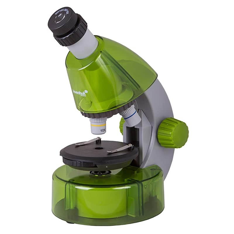 LabZZ M101 Lime Microscope for Kids with Experiment Kit &ndash; Choose Your Favorite Color