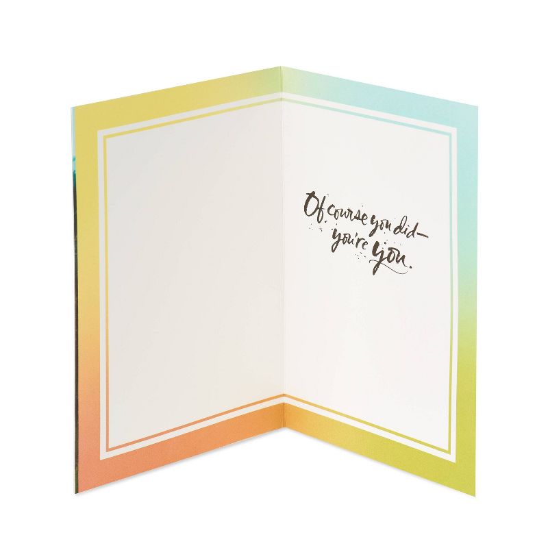 Congratulations Card You Did It