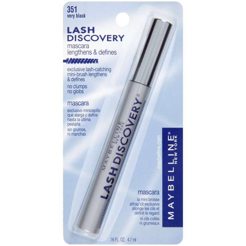 Maybelline Lash Discovery Washable Mascara - 351 Very Black - 0.16 fl oz