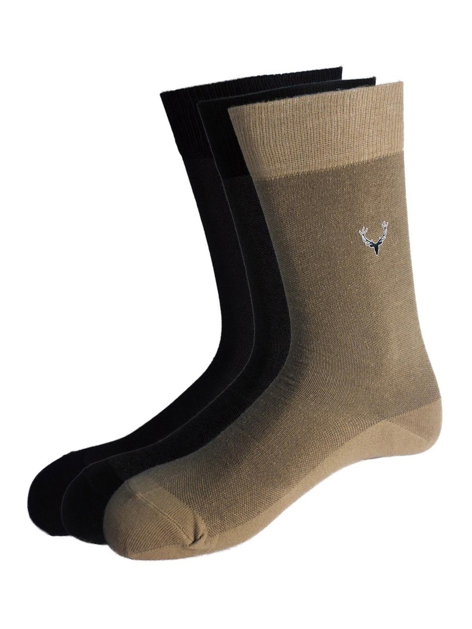 Jockey 7036 Light Grey Compact Terry Cotton Ankle Length Socks with Stay Fresh Treatment