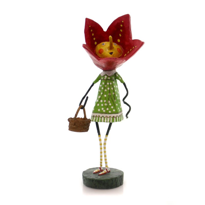 Lori Mitchell 8.0" Tulipa Pippa Spring Flower Basket  -  Decorative Figurines