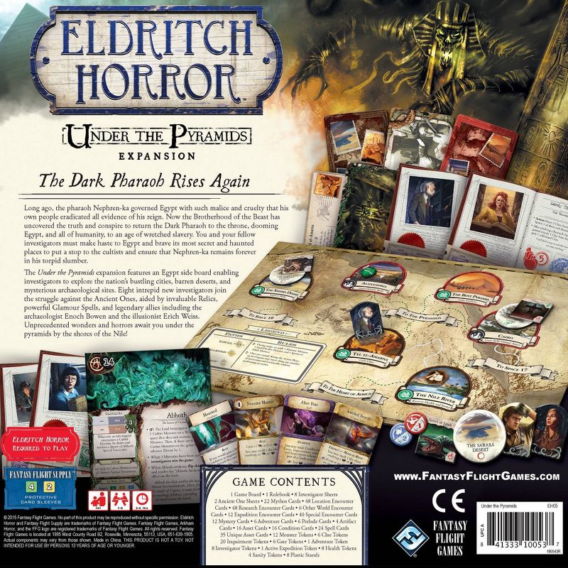 Fantasy Flight Games Eldritch Horror: Under the Pyramids Expansion