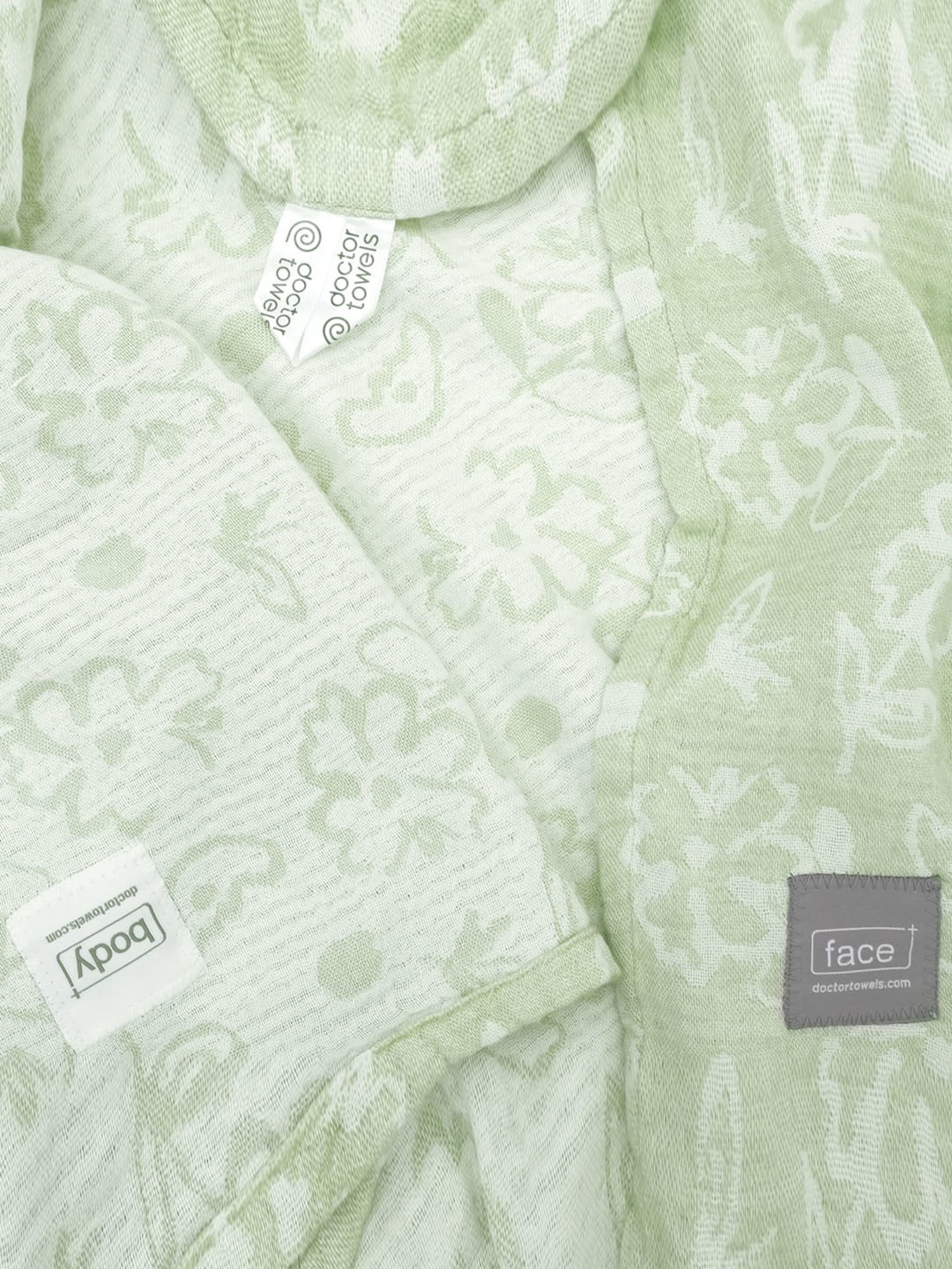 Doctor Towels Green Banana Viscose Towel Set -Pack of 2