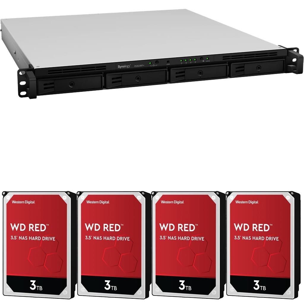 Synology RS820RP+ 4-Bay RackStation NAS with 8TB (4x2TB) of Western Digital RED NAS Drives Fully Assembled Tested By CustomTechSales