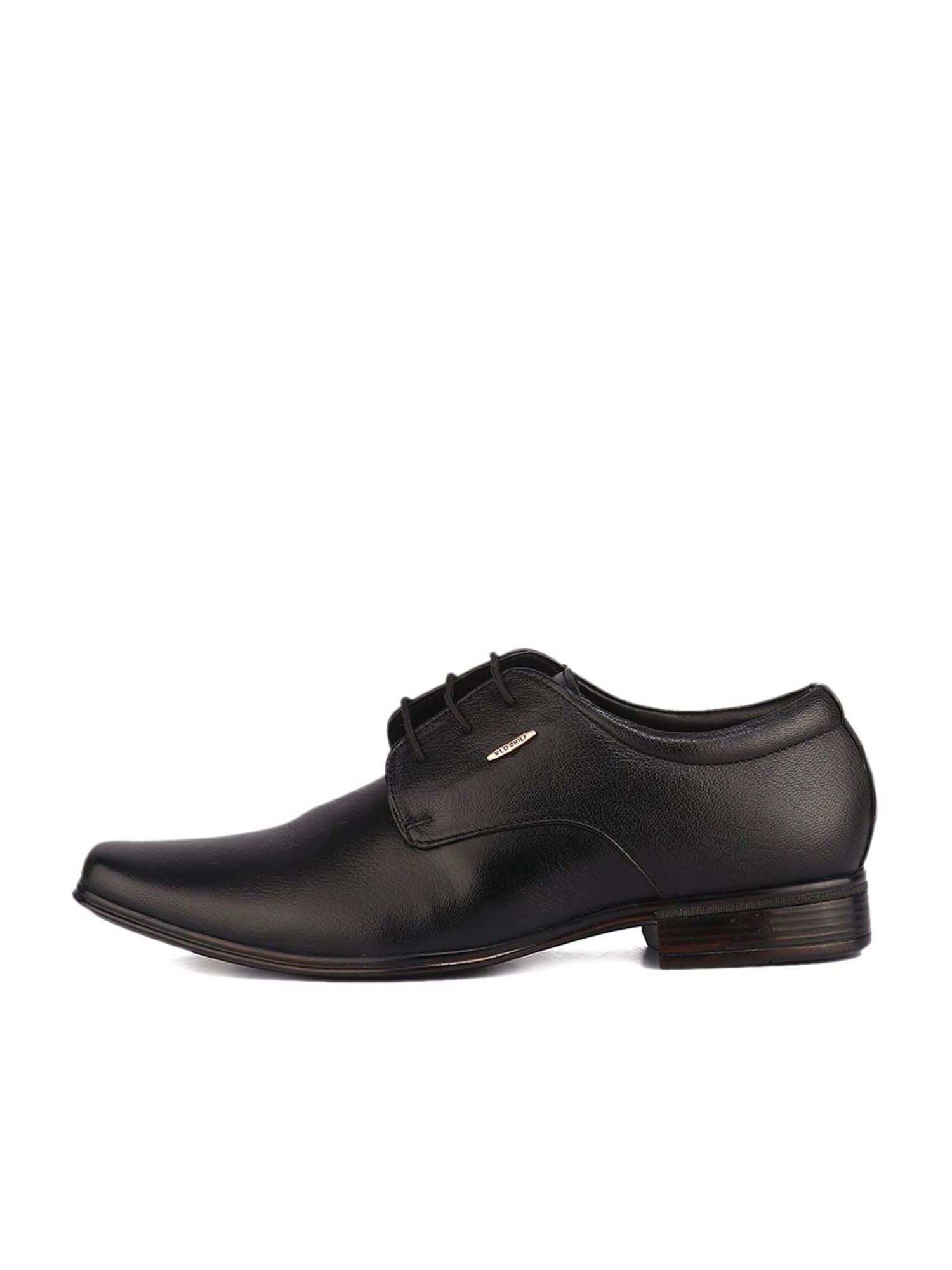 Red Chief Men's Black Derby Shoes
