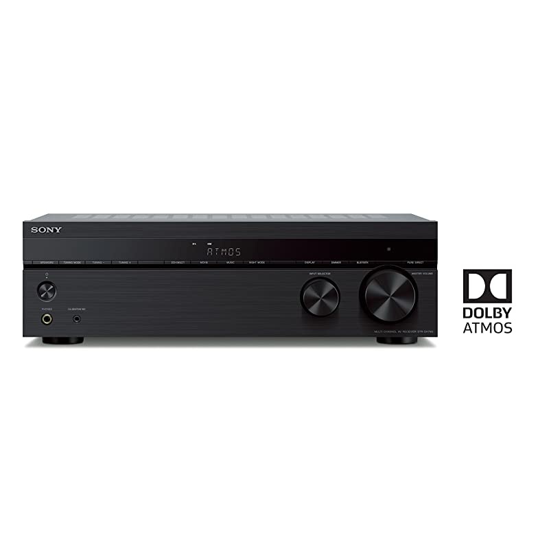 STR-DH790 7.2-ch Surround Sound Home Theater AV Receiver: 4K HDR, Dolby Atmos & Bluetooth Black