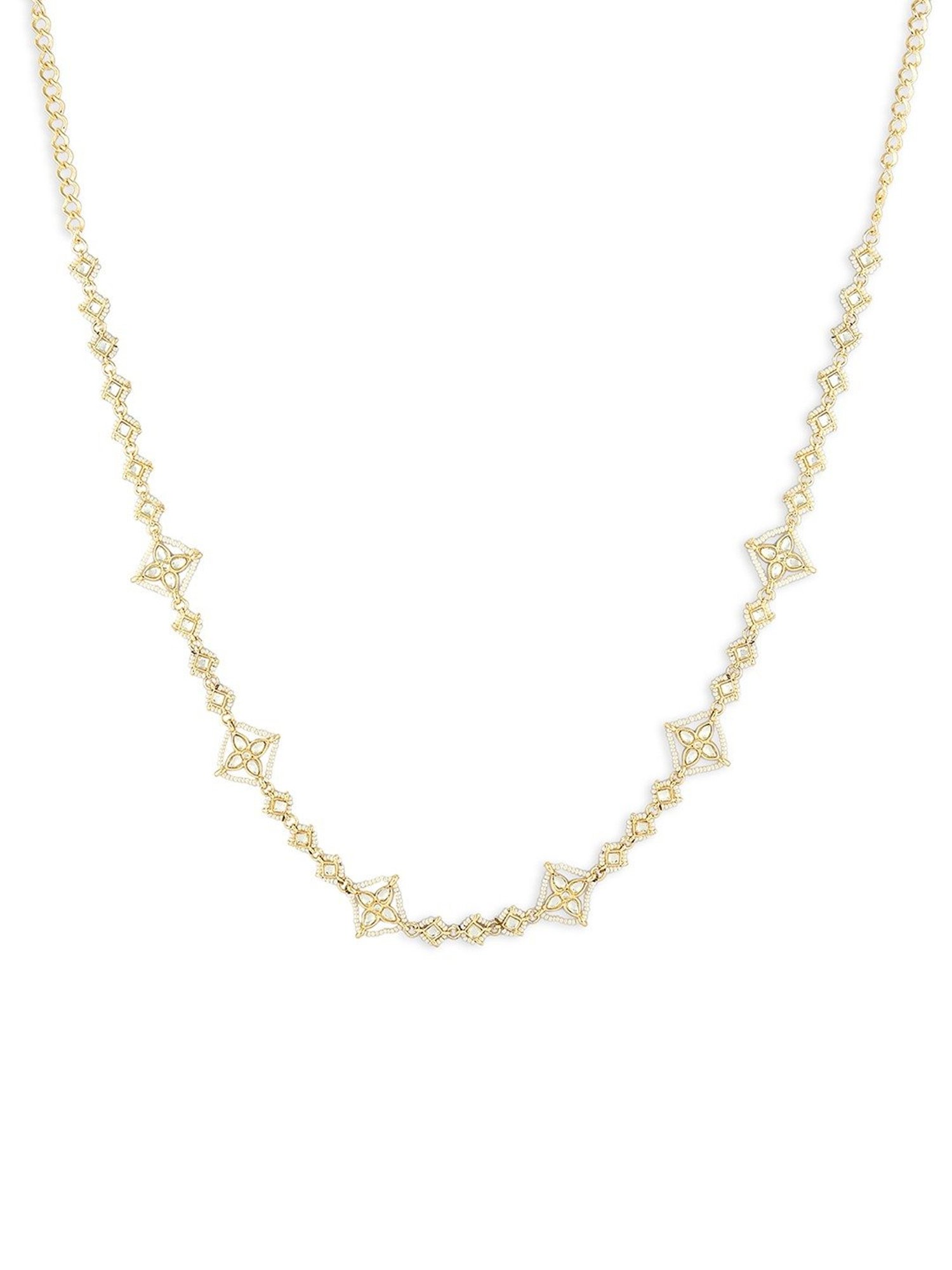 Zaveri Pearls Gold Tone Traditional Kundan Pearls Embellished Bridal Kamarbandh-ZPFK15972