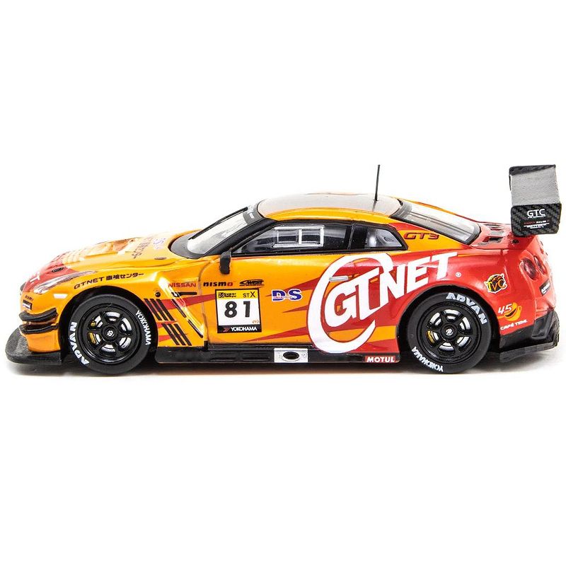 Nissan GT-R Nismo GT3 #81 GTNET Motor Sports Super Taikyu Series (2014) ST-X Class Champion 1/64 Diecast Model Car by Tarmac Works