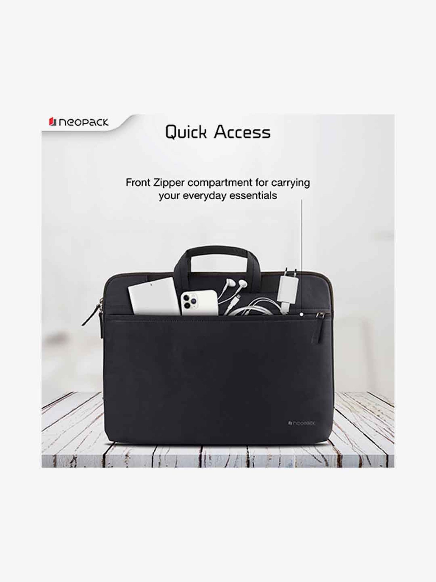 Neopack Svelte Sleeve Laptop Bag for all 15 Inch Laptops & 16 Inch Macbooks (Navy Blue)