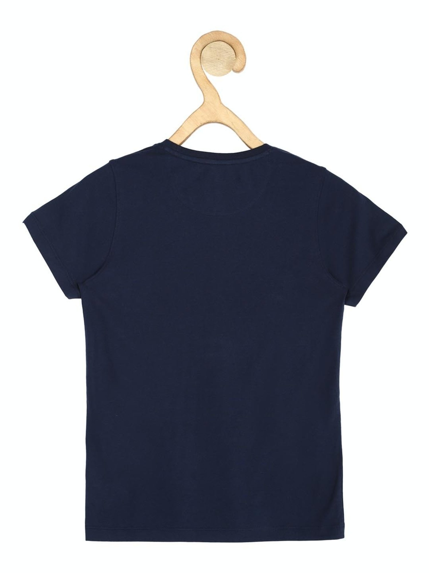 MINIKLUB Boys Blue Printed Full Sleeves T-Shirt