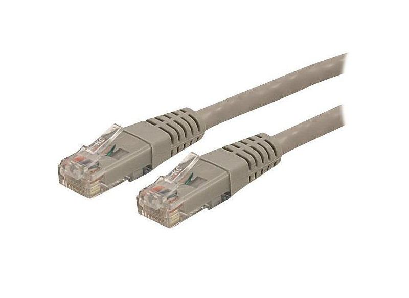 StarTech 15' Cat 6 Molded RJ-45 Male/Male Patch Cables1 C6PATCH15GR
