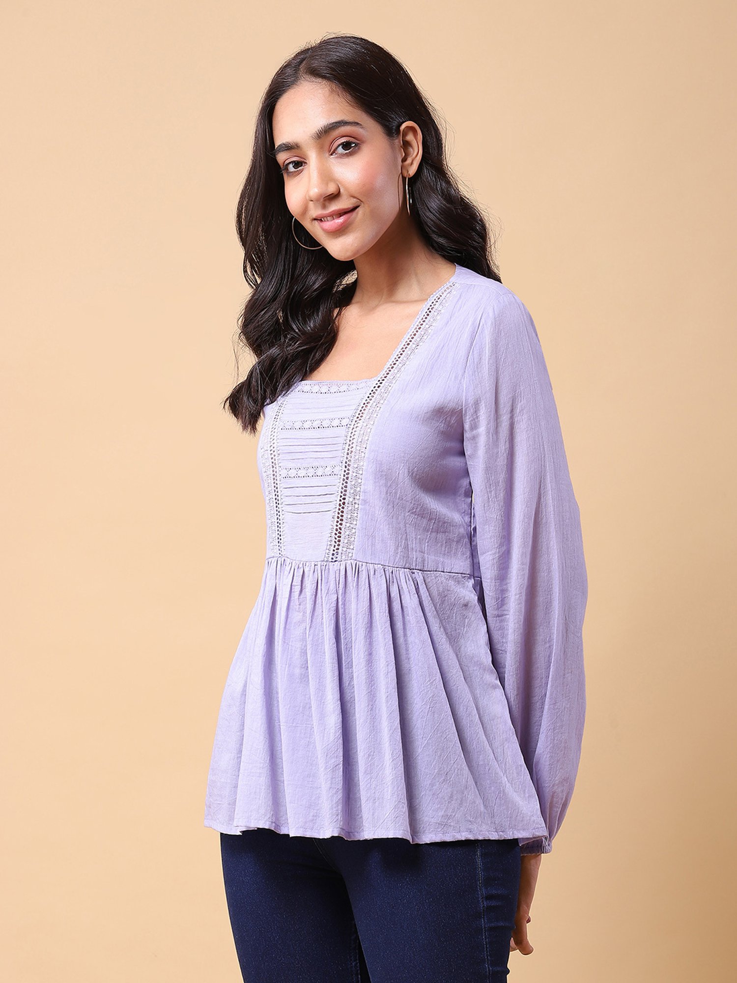 aarke Ritu Kumar Lavender Top
