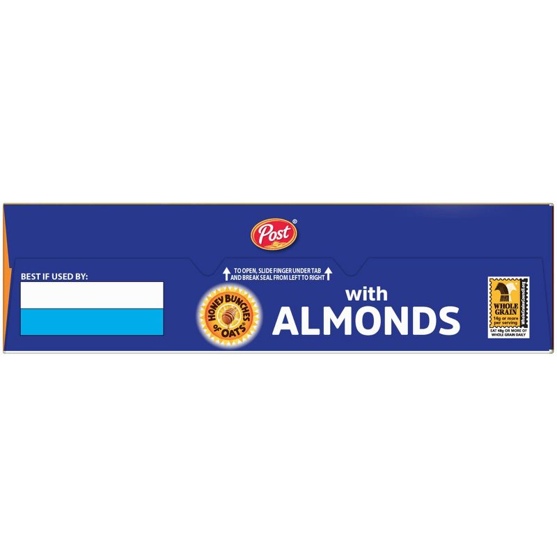 Honey Bunches With Almonds Breakfast Cereal - 18oz - Post