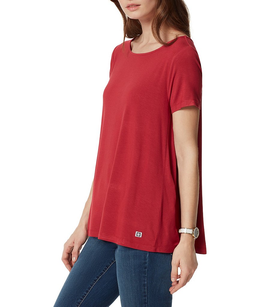 Anne Klein Sport Reiny Short Sleeve Hi-Low Tee