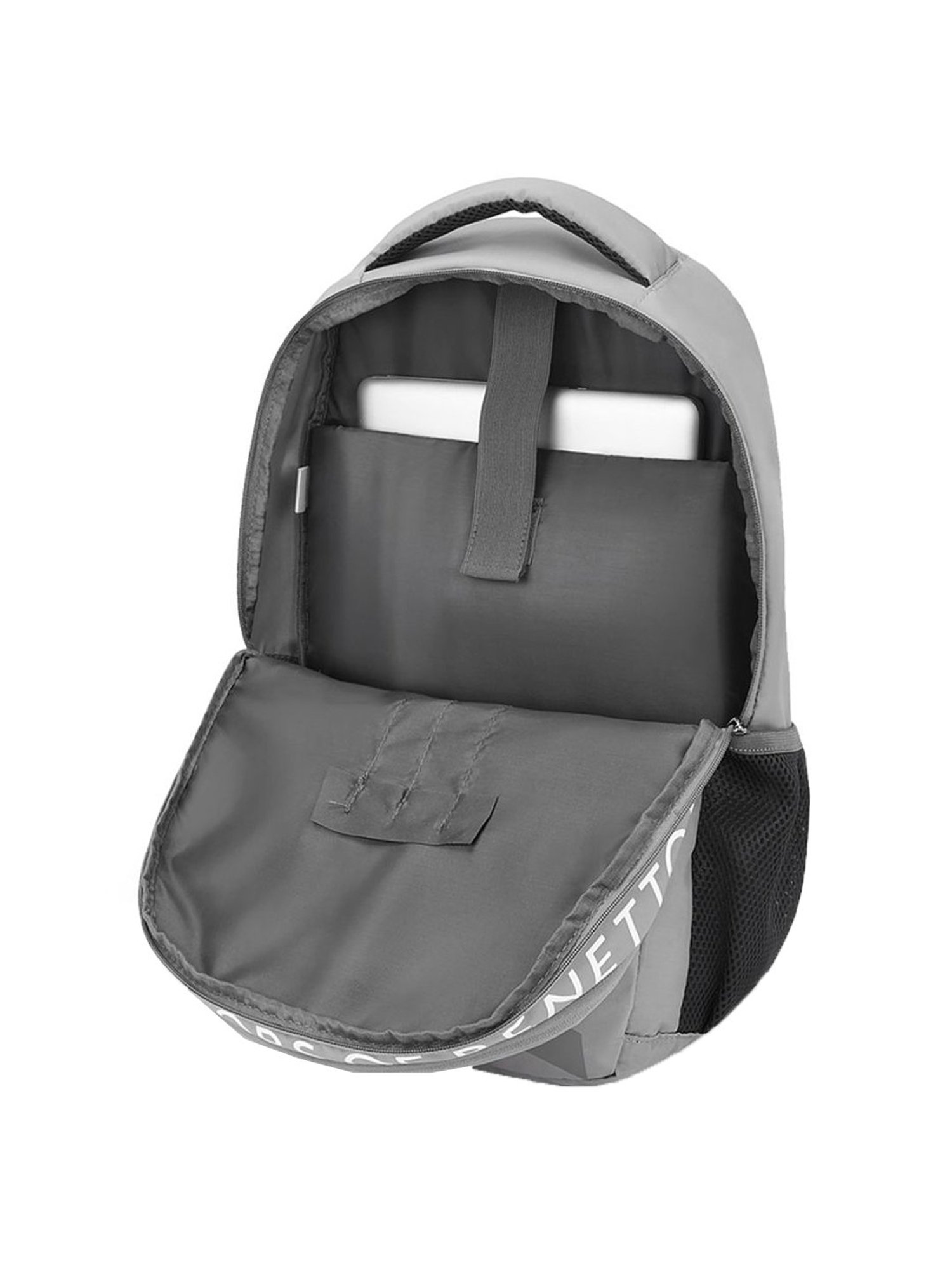 United Colors of Benetton Noble 23 Ltrs Grey Medium Laptop Backpack