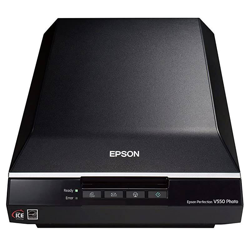 Perfection V550 Color Photo, Image, Film, Negative & Document Scanner with 6400 DPI Optical Resolution