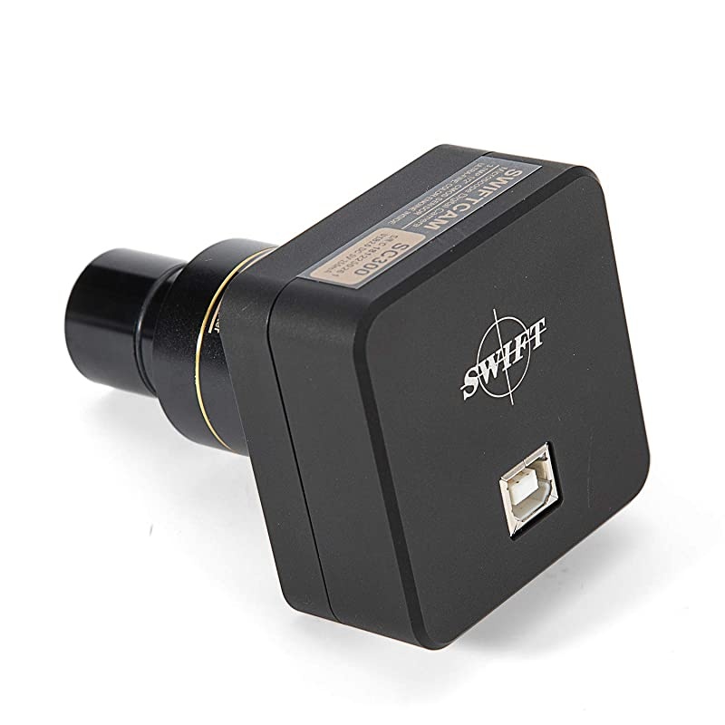 cam 10 Megapixel Camera for Microscopes, with Reduction Lens, Calibration Kit, Eyetube Adapters, and USB 3.0 Cable, Compatible with Windows/Mac/Linux
