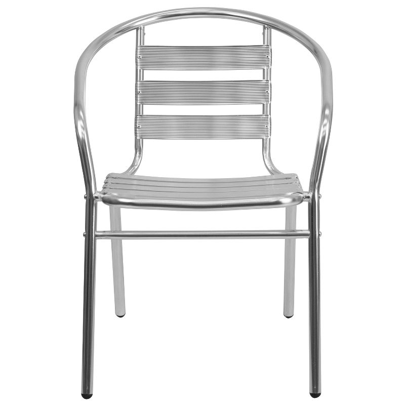 Riverstone Furniture Collection Slat Back Chair Aluminum