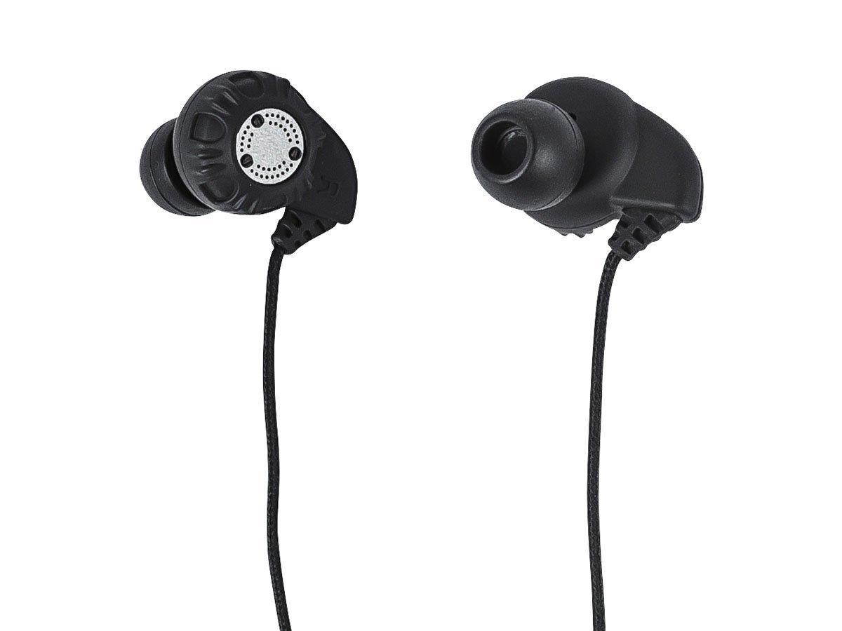 Monoprice Enhanced Bass Hi-Fi Noise Isolating Earbuds Headphones, Black
