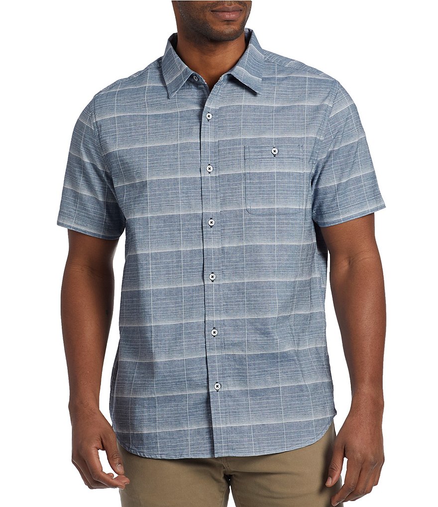 Flag and Anthem Kendall Stripe Slub Short-Sleeve Shirt