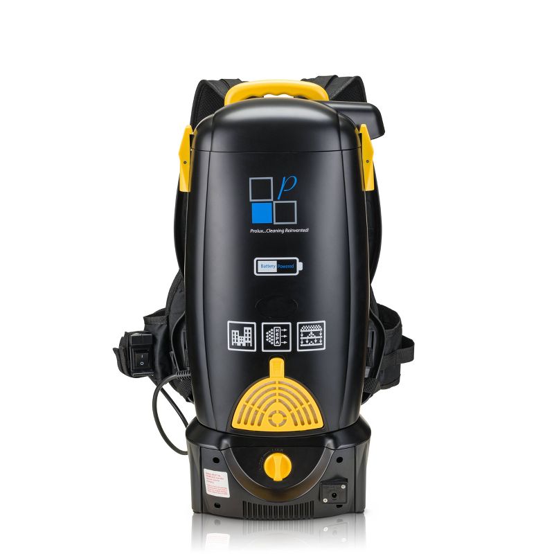 Prolux 8qt Battery Powered Backpack Vacuum - Black