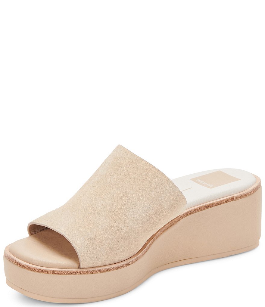 Dolce Vita Freta Suede Wedge Sandals