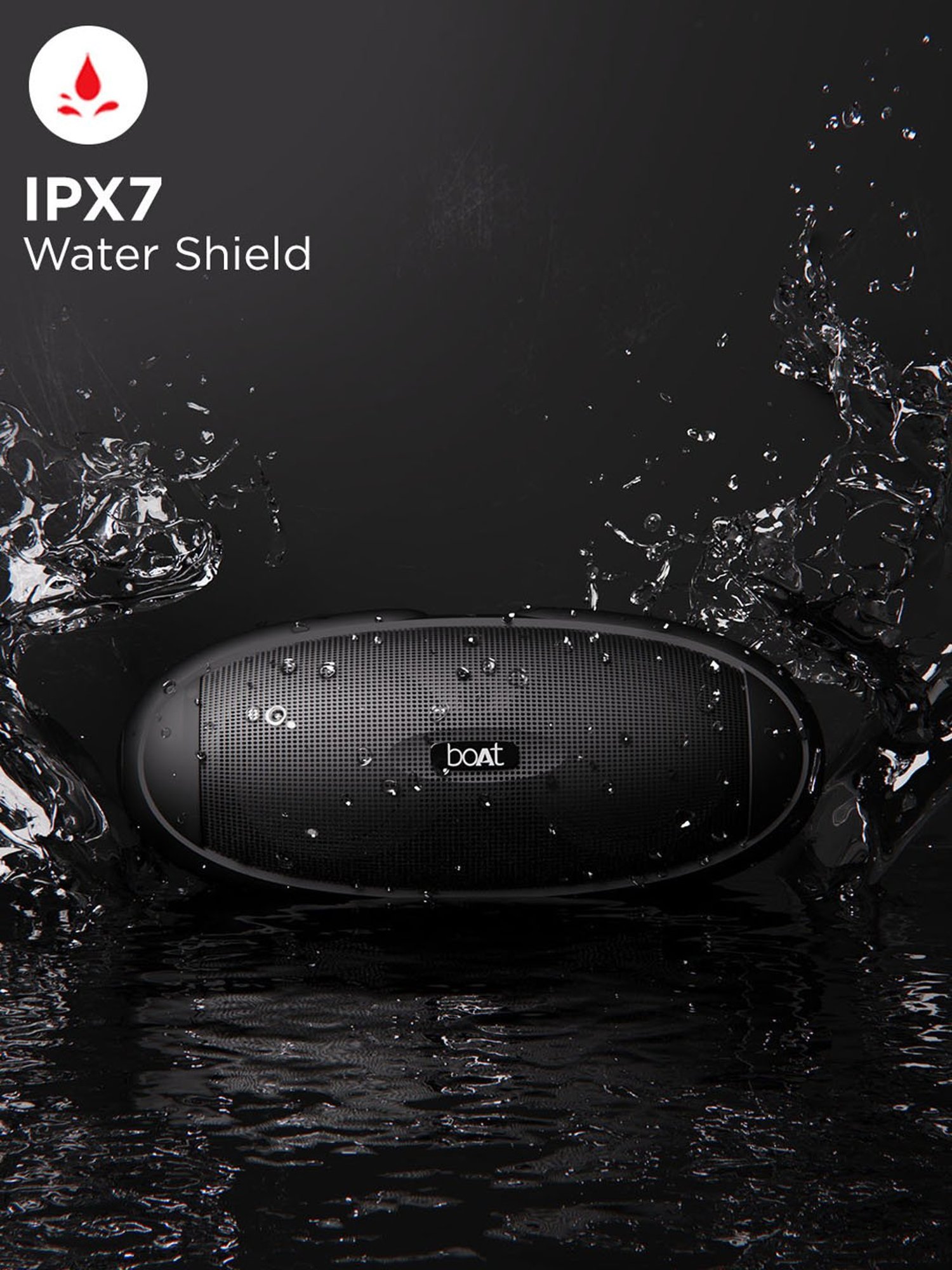 boAt Rugby Plus T 16W Bluetooth Speaker (Black)