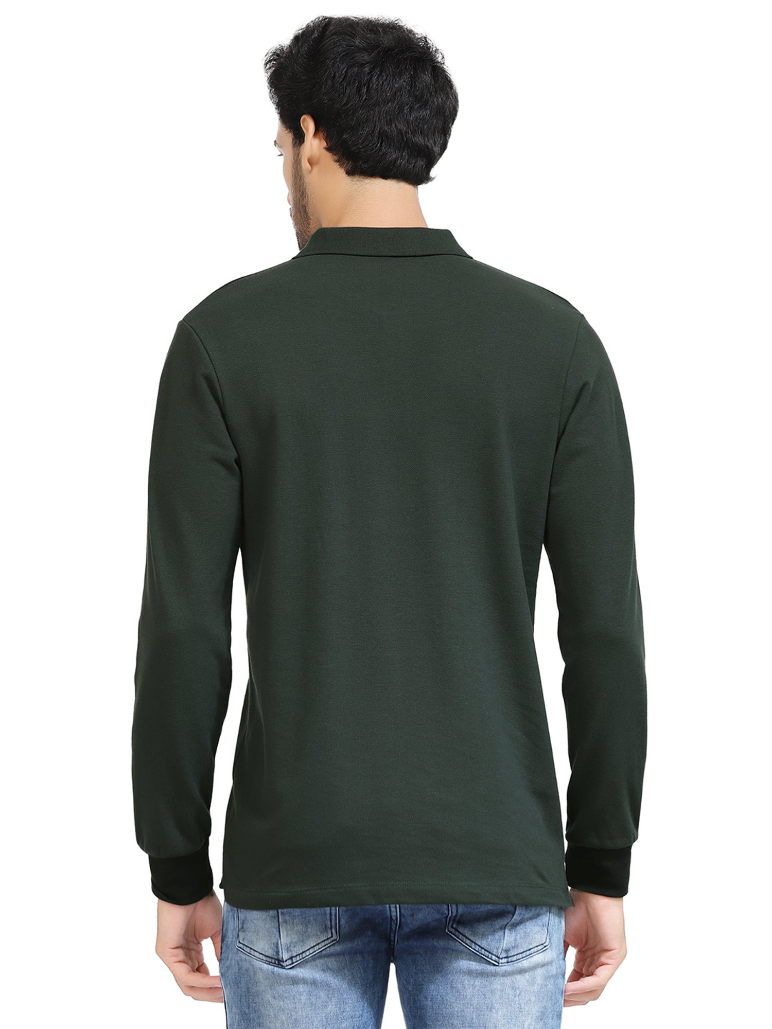 Kalt Dark Green Regular Fit Polo T-Shirt