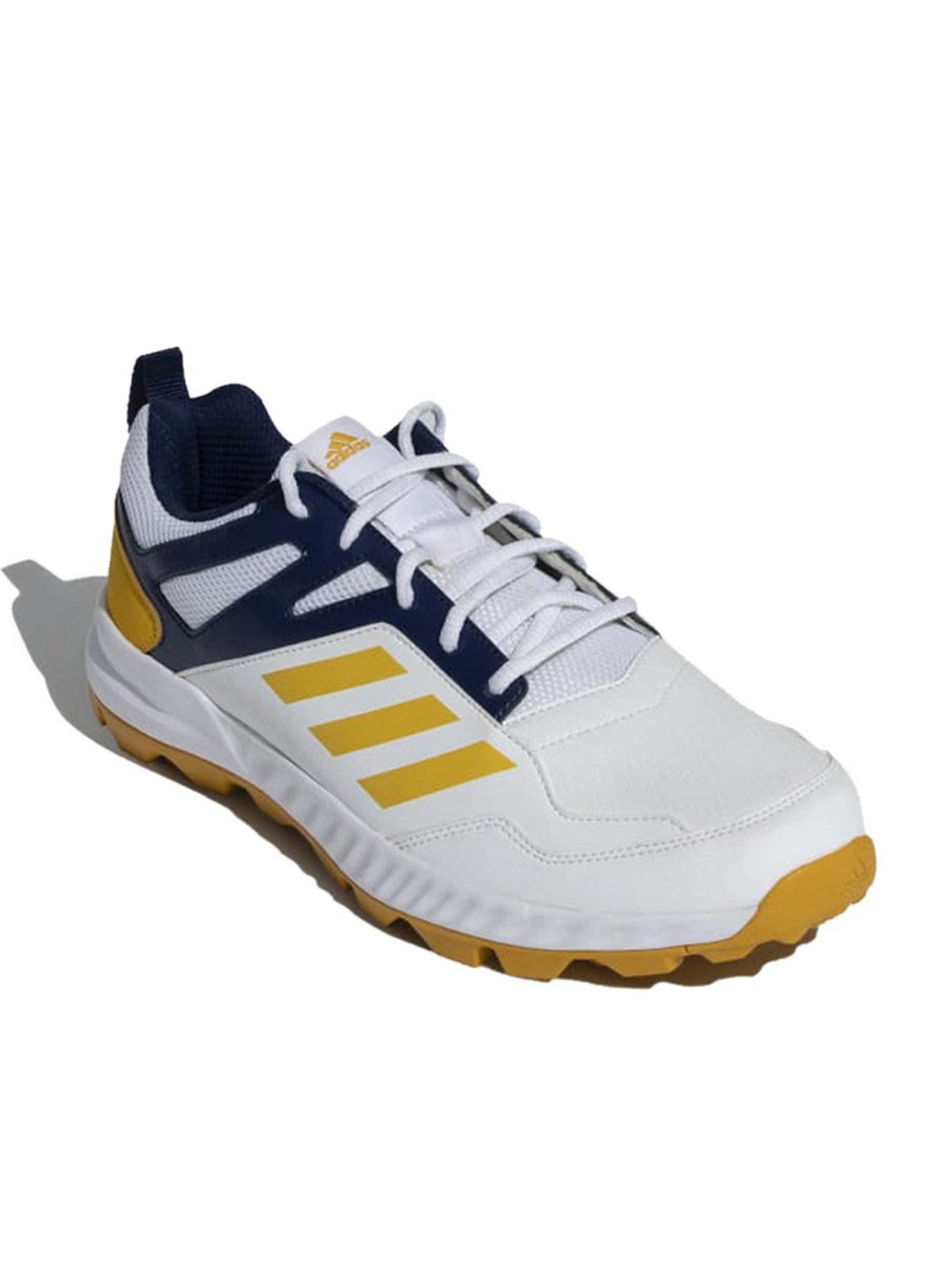 Adidas Men's Cririse V2 White Cricket Shoes