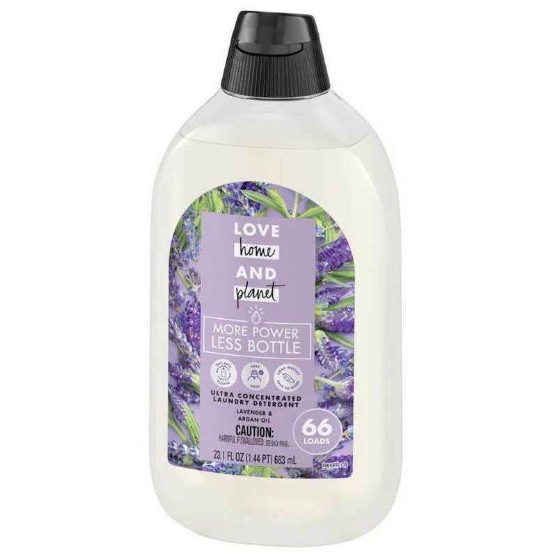 Love Home & Planet EasyDose Ultra-Concentrated Laundry Detergent - Lavender - 23.1 fl oz