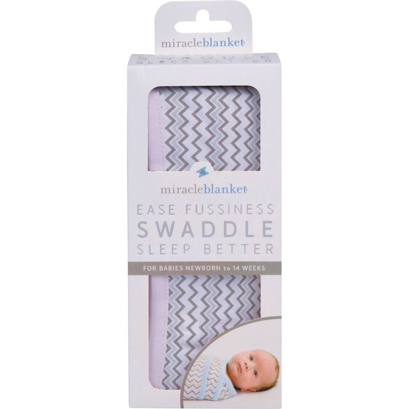 Miracle Blanket Swaddle Wrap Pink Chevron