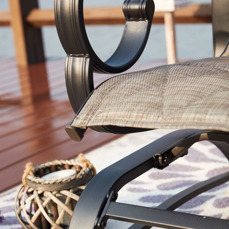 2pc Outdoor Patio Glider Set - Patio Festival