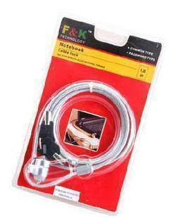 5.9ft/1.8m Laptop Notebook PC Lock Security 2 Keys Anti-theft Security Chain Cable