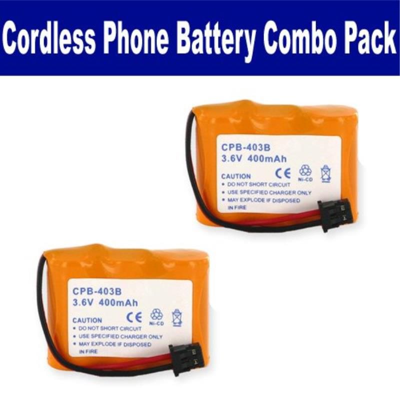 Rayovac RAY27 Cordless Phone Combo-Pack includes: 2 x EM-CPB-403B Batteries