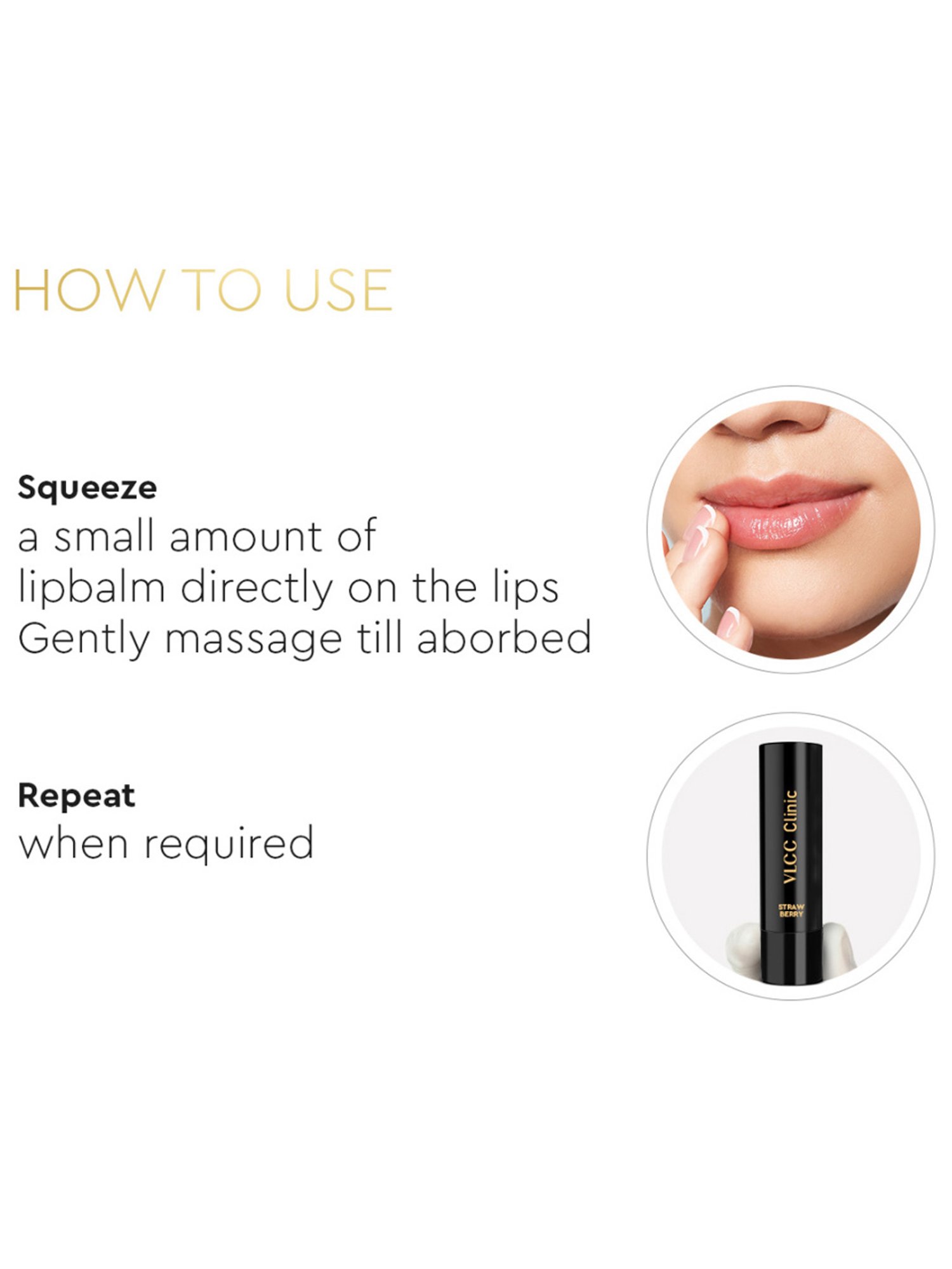 VLCC Clinic Deep Nourishing Lip Balm Strawberry - 4.5 gm