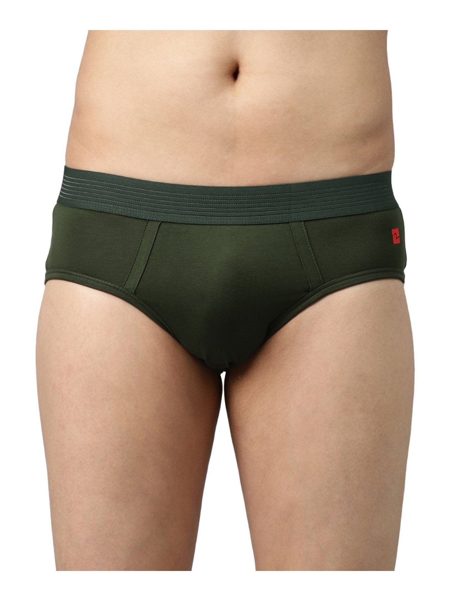 UnderJeans by Spykar Olive Briefs