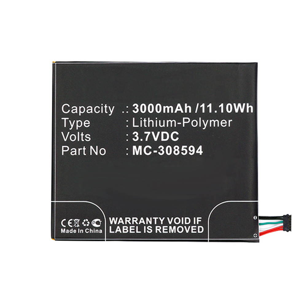 3000mAh MC-308594 Battery Replacement for Amazon Kindle Fire 7 Gen 5 2015 SV98LN with Installation Tools
