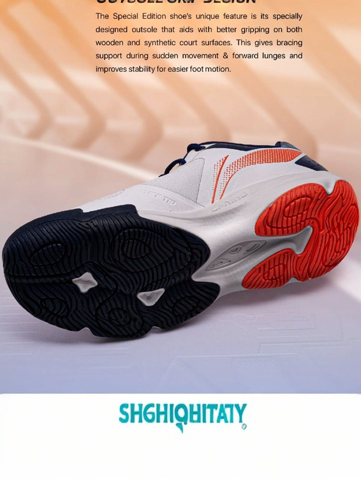 Li-Ning Men's RANGER LITE SE White Indoor Court Shoes