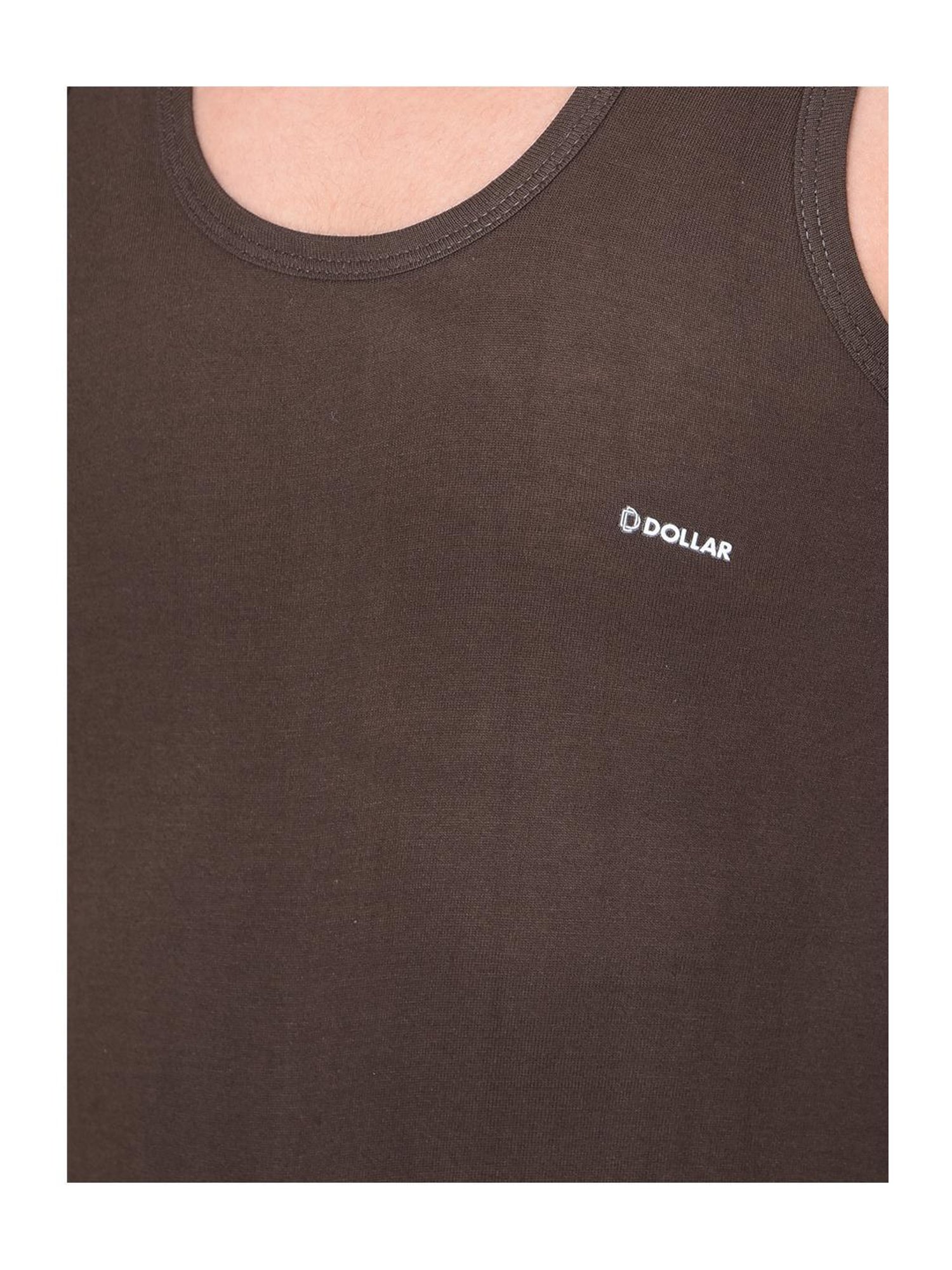 Dollar Bigboss Boys Multicolor Solid Vest (Pack Of 3)