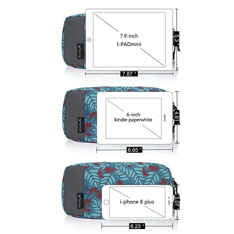 Cord Organizer Small Electronics Case Gadget Pouch Phone Accessories Storage Bag Cherry