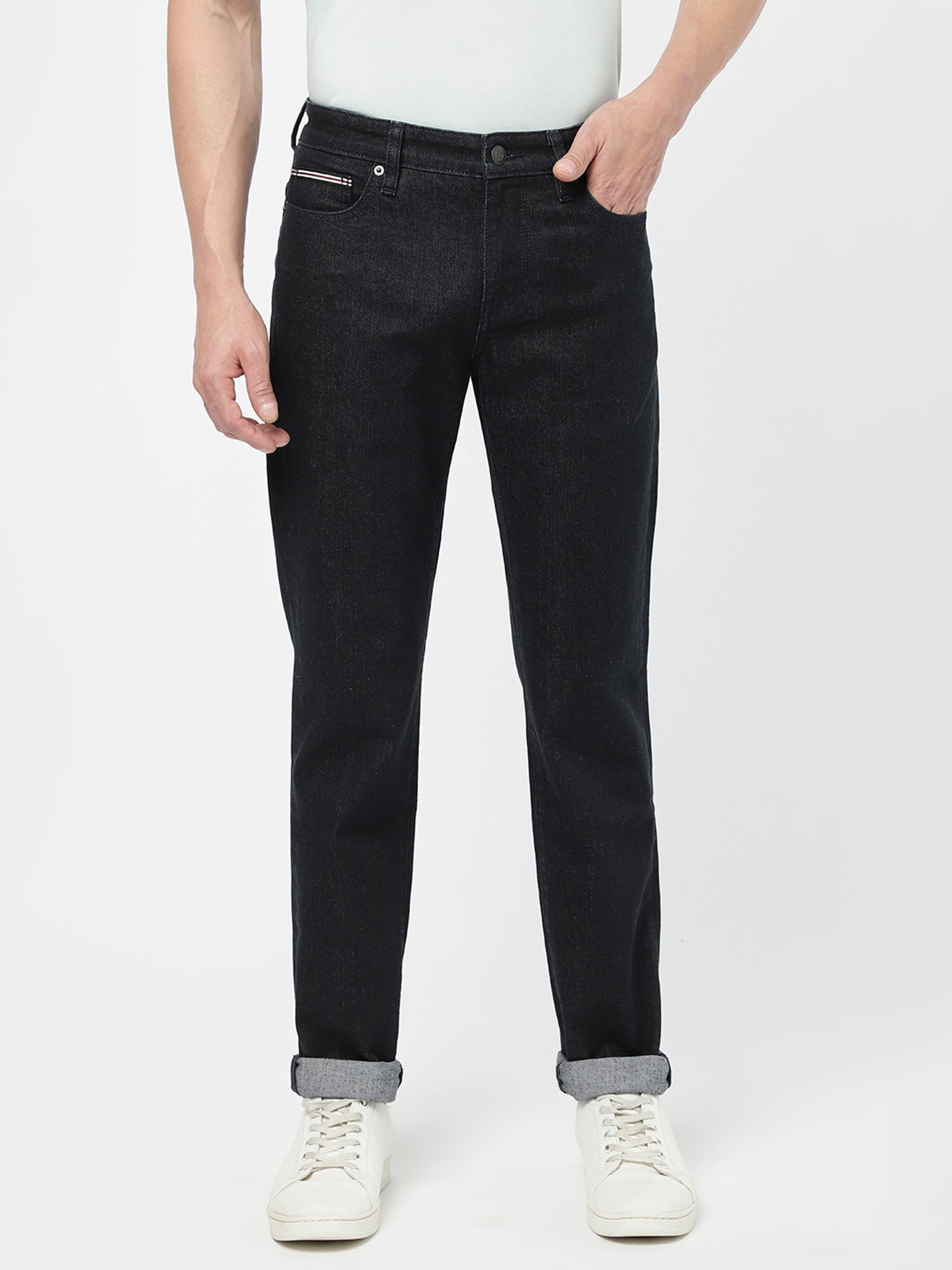 Passion Navy Comfort Fit Lightly Washed Jeans