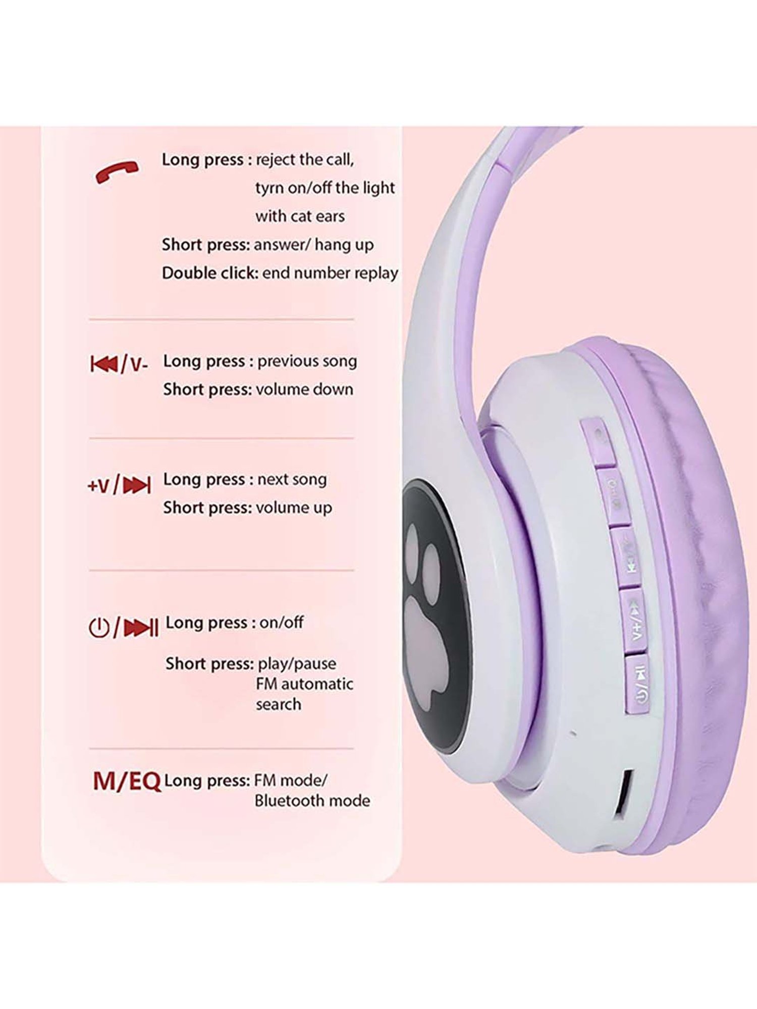 Major IV On Ear Wireless Bluetooth Headphone with Microphone (Black, True Wireless)