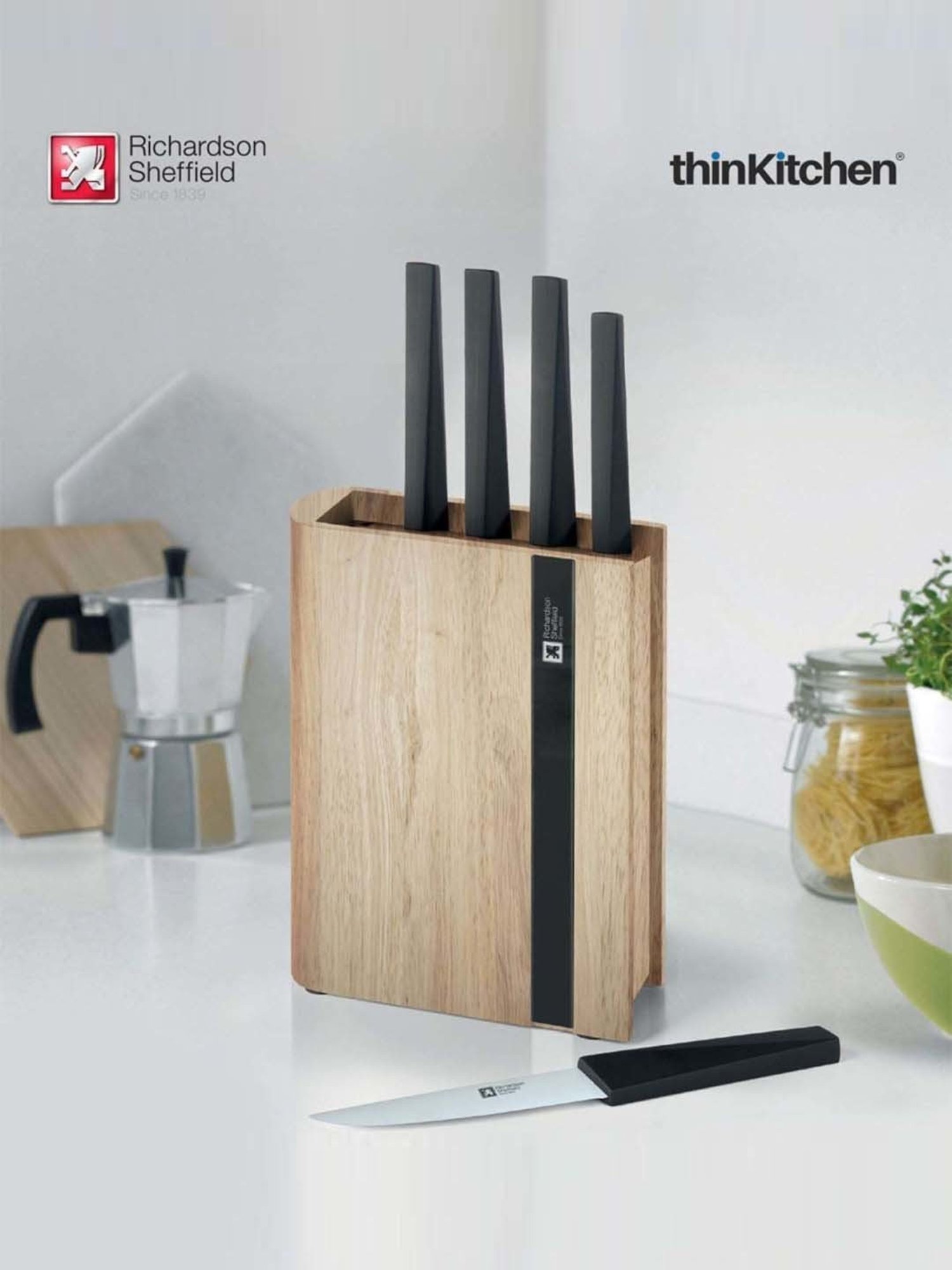 Richardson Sheffield Urban Silver Stainless Steel 5Pc Knife Set