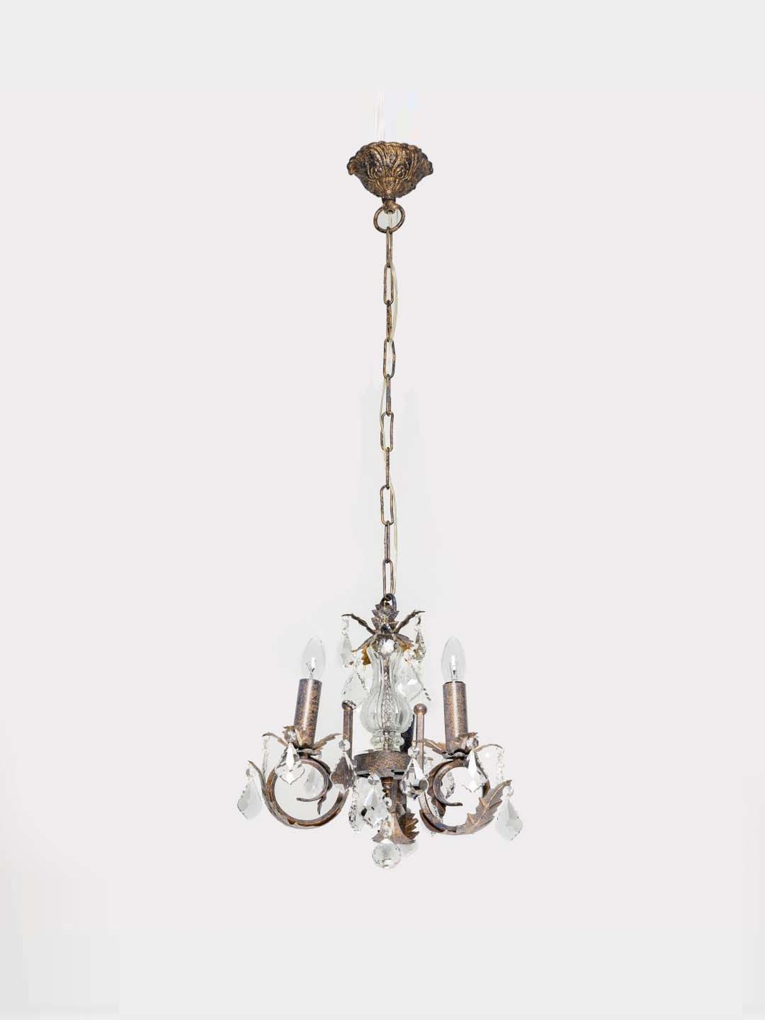 Kapoor Lamp Shades Antique Chrome Metal Medusa 5 Light Chandelier