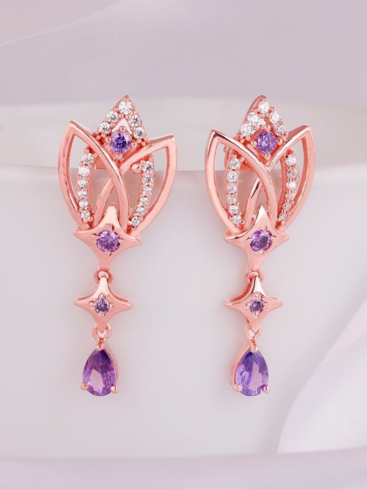 GIVA 92.5 Sterling Silver Blessed Notre Dame Earrings for Women